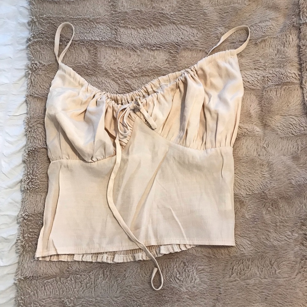 Shein Adjustable Cropped Blouse